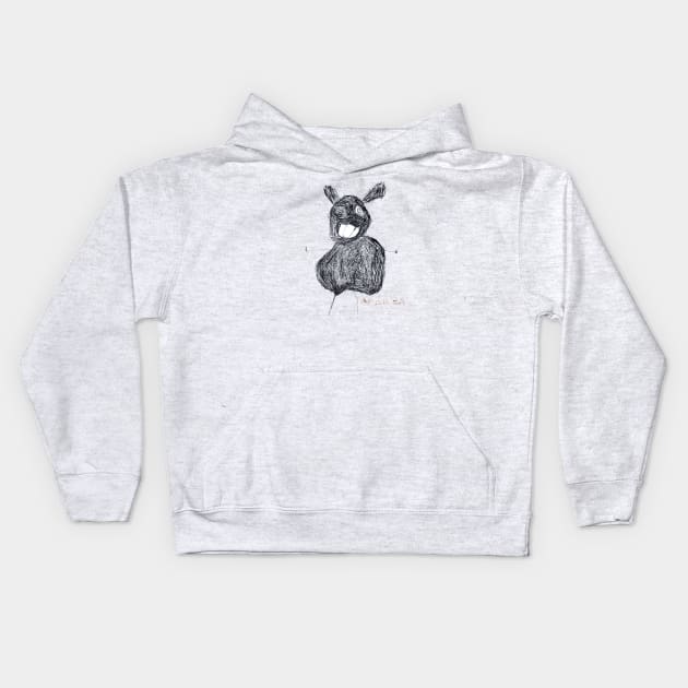 Happy Rabbit Kids Hoodie by TheBestStore